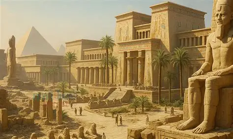 Great Pyramid and Sphinx